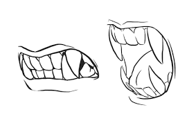 How To Draw Sharp Teeth And Have Them Make Sense Teeth Drawing Mouth Drawing Drawings