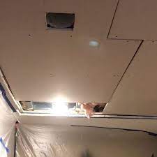 Todays Work Flow Went Good Installed The Resilient Channels And The 2nd Layer Of Drywall Workflow Ampaintingll Drywall Installation Installation Resilience