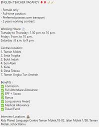 Divided to 3 shops so 2 more store is sasa and • 5th outlets in malaysia; Klc Education On Twitter Do You Want To Be An English Teacher Contact Us Now At 07 3624661 Klceducation Jobvacancy Kerjakosong Kerjakosongjohor Https T Co Dx5kwud6sn