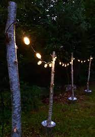 Diy Tutorial String Light Poles If You Re On Pinterest And You Like Outdoor Lighting Ideas