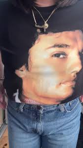 Added another Juan Gabriel shirt to my collection. Love this ✨Caviar chola✨  pinkies up hat @bornxraised @DJ Angie Vee