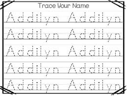 The file is editable so you can personalize it with your child or students' names. 20 No Prep Addilyn Name Tracing And Activities Non Editable Preschool Kdg Hand