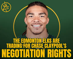Edmonton Elks trade draft pick for NFL receiver