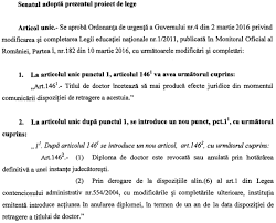 81 din 31 ianuarie 2011. Iohannis A Semnat Decretul Pentru Aprobarea Oug Care StabileÈte CÄ O DiplomÄ De Doctor Este AnulatÄ Numai De InstanÈÄ Edupedu Ro