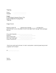 Doc Contoh Surat Dukungan Bank Aminah Azahra Academia Edu