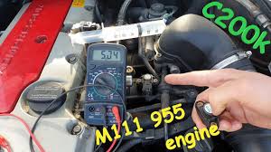 Mercedes W203 C200k Altitude Sensor Testing And How It Works Youtube