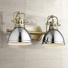 Gold Chrome Bathroom Lighting Lamps Plus