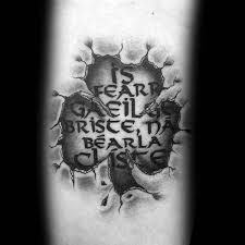 An interesting take on the celtic cross as it moves from symbol into working blade. Top 87 Best Irish Tattoo Ideas 2021 Inspiration Guide
