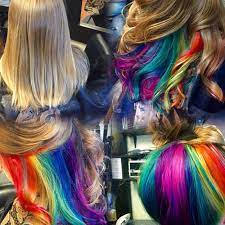 Den blogpost und die von mir verwendeten produkte findest du i.d. Der Haartrend Fur Den Herbst Secret Rainbow Hair