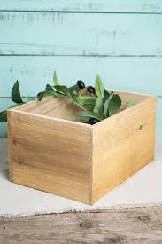 Tall planters filled with flowers or plants can look gorgeous on your porch, patio, in your yard, or indoors. Handmade Wood Planter Boxes 10 X 7 5 Save On Crafts