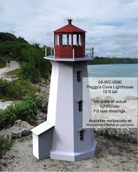 Find the best diy furniture plans here! Peggys Cove Lighthouse Woodworking Plan 10ft Tall Woodworkersworkshop