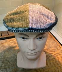 Vintage Jonathan Richard Ireland 100% Wool Patch Traditional Irish 7 3/8  Hat Cap
