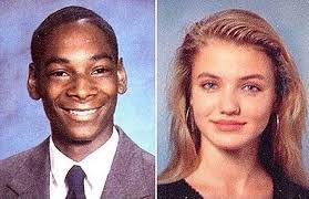 Snoop Dog and Cameron Diaz were class mates at Long Beach Polytechnic High  School around 1986