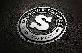 Silver Close Up Free Logo Mockup Free Logo Mockup Logo Mockup Free Logo Mockup Psd