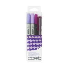 Copic Ciao Doodle Pack Marker Set 4 Purple Materiales De Dibujo Papeleria Utiles Escolares