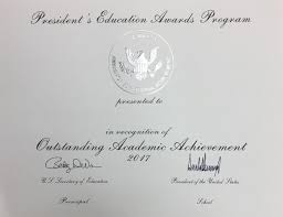 Nominations for the 2021 president's awards for excellence in education can be made from monday 11 january 2021 to friday 16 april2021. This Year S Presidents Award With Donaldtrump And Betsydevos Signatures Album On Imgur