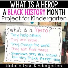 Click on the video preview to see what is included! What Is A Hero Project Black History Month Activities For Kindergarten
