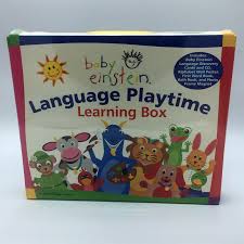 Books are housed in a carry case with a convenient handle. Baby Einstein Language Playtime Learning Box 2004 Mixed Media For Sale Online Ebay