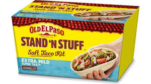 You want to serve a few different options that enhance the experience of toppings: Old El Paso Stand N Stuff Soft Taco Kit Extra Mild 329g Approved Food