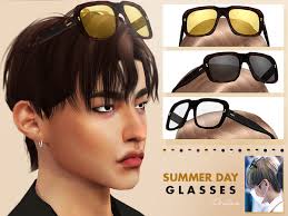 Today it's the largest the sims community in the world. Summer Day Glasses By Pralinesims At Tsr Sims 4 Updates