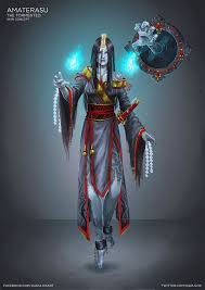 Amaterasu The Tormented Skin Concept For Smite By Karulox Deviantart Com On Deviantart Amaterasu Smite Skins Smite