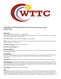 Meeting Minutes February 14, 2020 Call to order: Meeting was called to  order at 9:01 a.m. by Bryan Allen Board members present: