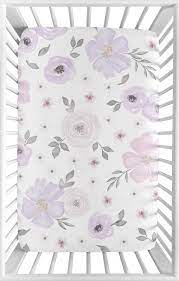 116,000+ vectors, stock photos & psd files. Sweet Jojo Designs Lavender Purple Pink Grey And White Baby Girl Fitted Mini Portable Crib Sheet For Watercolor Floral Collection Rose Flower For Mini Crib Or Pack And Play Only