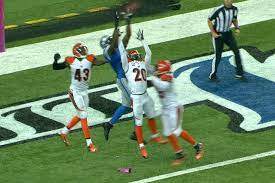 Calvin johnson knew long before anyone else that the 2015 season was going to be his last. Lions Calvin Johnson Catches 50 Yard Td In Triple Coverage Bleacher Report Latest News Videos And Highlights