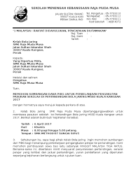 Selamat datang kepada kaunselor baru smkrmm puan wan roslita wan harun. Surat Mohon Dana Pibg Bola Jaring