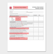Checklists are essential tools for helping busy professionals stay on top of key details and tasks. Process Checklist Template 20 Editable Checklists Excel Word Pdf