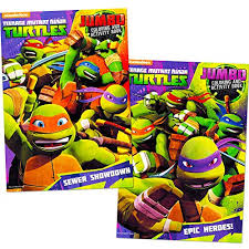 A teenage mutant ninja turtle birthday party. Teenage Mutant Ninja Turtles Coloring Book Set 2 Tmnt Books Walmart Canada