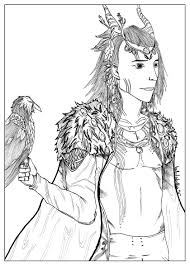 We've come up with some select elf colouring pages for you. Folconerr Elven Myths Legends Adult Coloring Pages