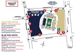 Military Bowl Presented By Northrop Grumman Parking Map