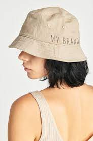 Download Premium Illustration Of Woman In A Beige Bucket Hat Template Clothing Mockup Hat Template Hat Illustration