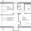 Pocket doors slide on an overhead rail system that allows the door to be slid into a pocket in the adjacent wall. 1
