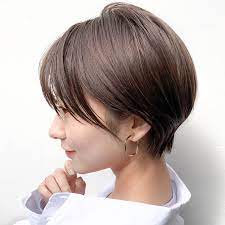 小顔効果 サイドバング ショートヘア 外国人 ショートヘア ヘアカット