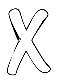 Kids have to color the capital and small x from which they will learn to write the letter. Colouring Page Letter X Coloringpage Ca