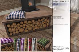 Check spelling or type a new query. Second Life Marketplace Sway S Carl Firewood Storage Bench