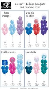 Stacked Style Bouquets Balloon Decorations Diy Balloon Decorations Balloons