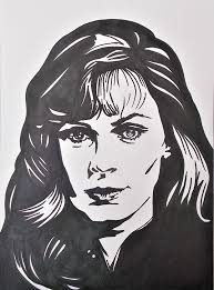Gates Mcfadden As Dr Crusher Silhouette Art Scroll Saw Patterns Art