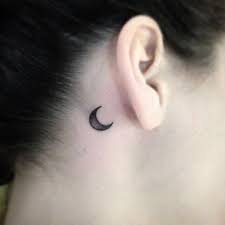 40 Insanely Cute Subtle Tattoo Designs Small Moon Tattoos Subtle Tattoos Neck Tattoo