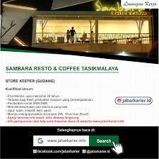 Check spelling or type a new query. Loker Sambara Resto Coffee Tasikmalaya Lowongan Kerja Terbaru Tahun 2020 Informasi Rekrutmen Cpns Pppk 2020
