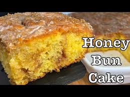 In another bowl, mix together the flour, salt, baking powder and baking soda. How To Make A Honey Bun Cake Youtube