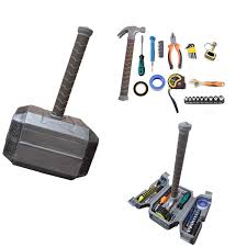 New Comic Hammer Tool Set Home Hand Tools Box Thor Hammer Hammer Aliexpress With this thor toolbox, you will have everything you need to feel like a god of home repair!