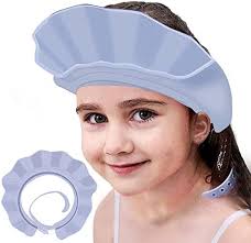 Amazon.com: Baby Shower Cap Shield, Shower Cap for Kids, Visor Hat for Eye  and Ear Protection for 0-9 Years Old Children,Cute Fawn/kitten shape Makes  the Baby Bath More Fun (Blue Fawn) :