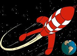 Les Aventures De Tintin Cuthbert Calculus Tintin Moon Rocket Tattoo Tintin