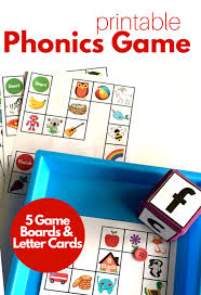 printable phonics game no time for flash cards