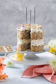 Sifting in this fashion makes sure that any clumps in the flour have been broken down and. Healthy Birthday Cake Love In My Oven