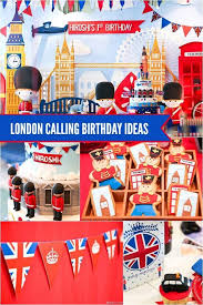 The eat me bottles the invitations the nutcrackers the napkin + utensil holder the popcorn on a stick the adorable cake. London Themed Boy S First Birthday Party Spaceships And Laser Beams