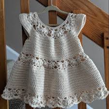Crochet Dress Pattern Like A Pink Cloud Dress Sizes Up To 8 Years English Only Crochet Toddler Dress Crochet Dress Pattern Crochet Baby Dress